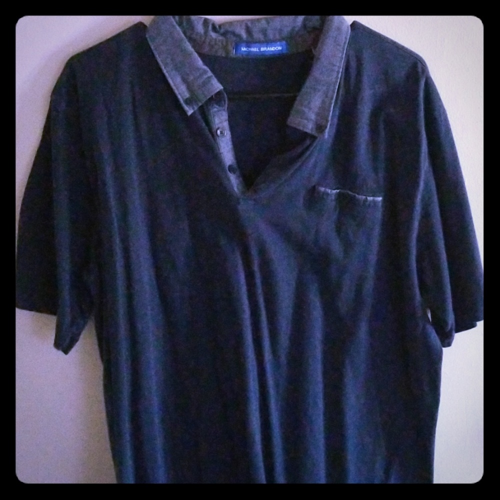 Navy blue polo